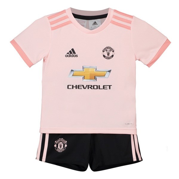 Camiseta Manchester United Replica Segunda Ropa Niños 2018/19 Rosa